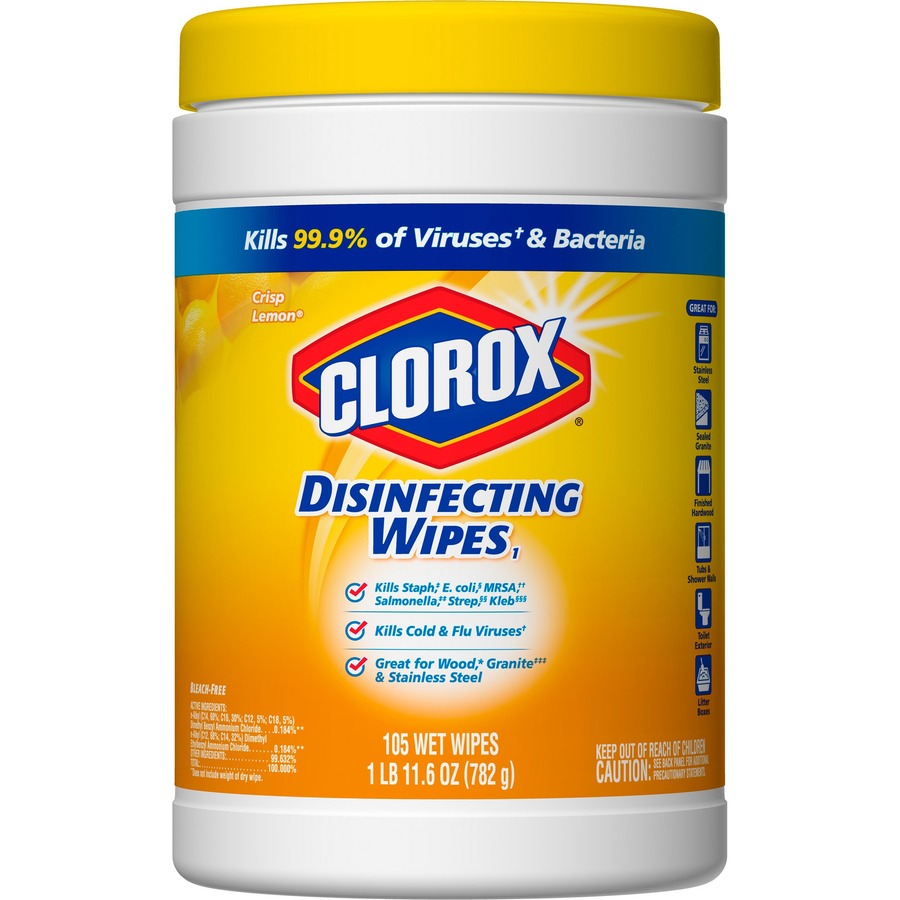 Clorox Disinfecting Wipes, BleachFree Cleaning Wipes ReadyToUse