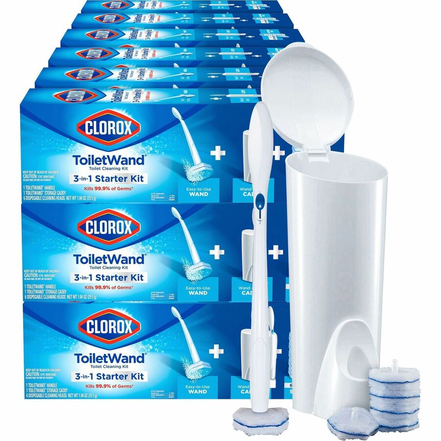 Clorox Toilet Wand Kit - 6 refill heads