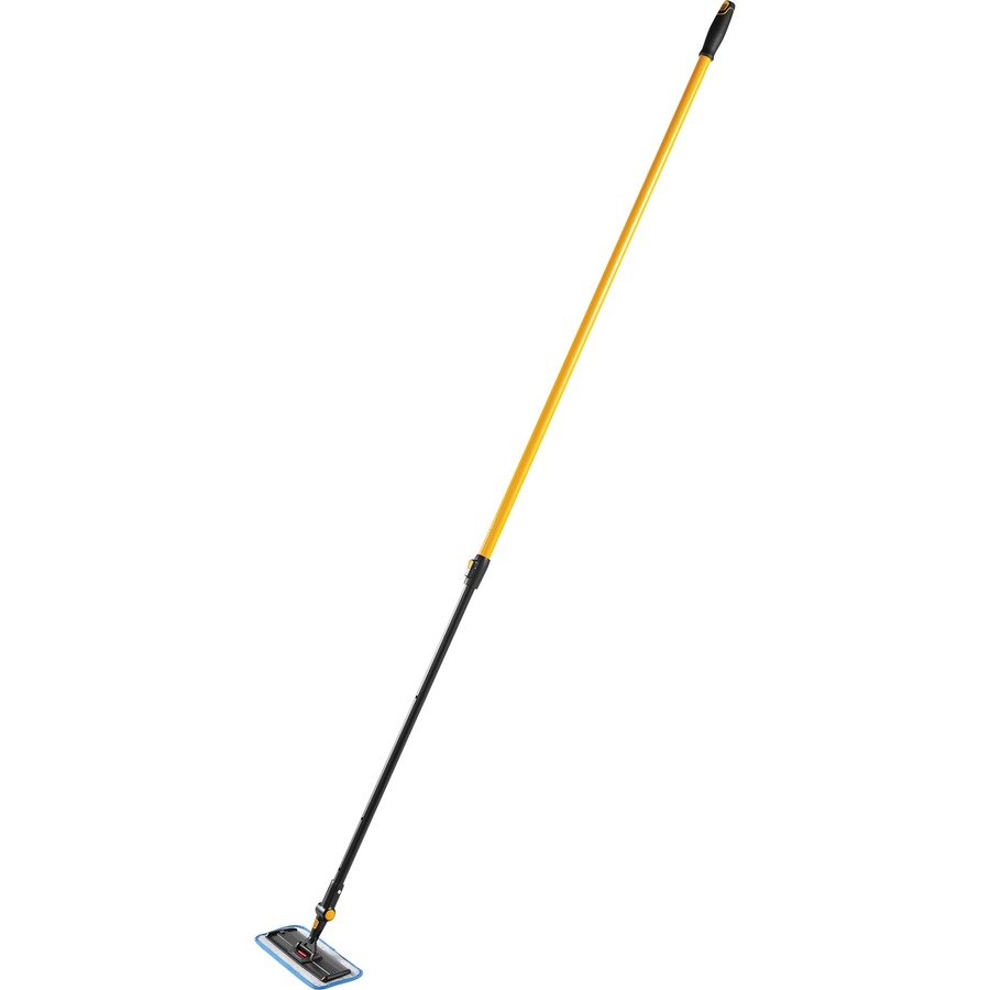 Rubbermaid Maximizer Push-to-Center Broom 36 Black/Yellow