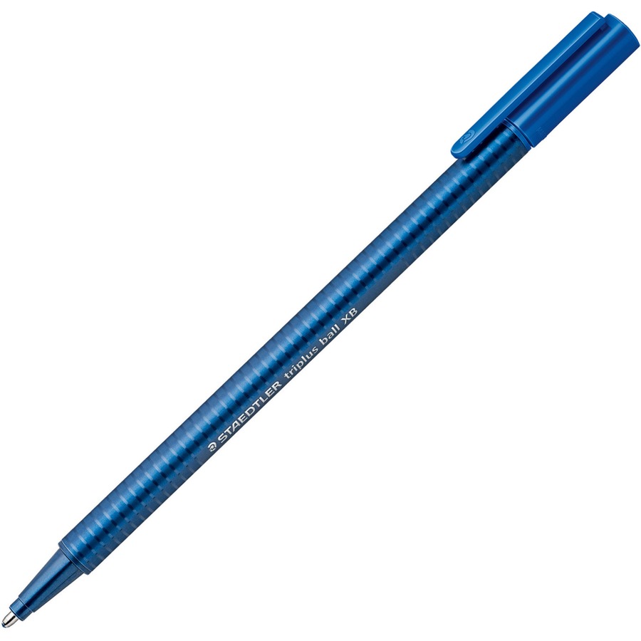 Staedtler Triplus Ball 437 Triangular Ballpoint Pen - Blue STD437XB3, STD  437XB3 - Office Supply Hut