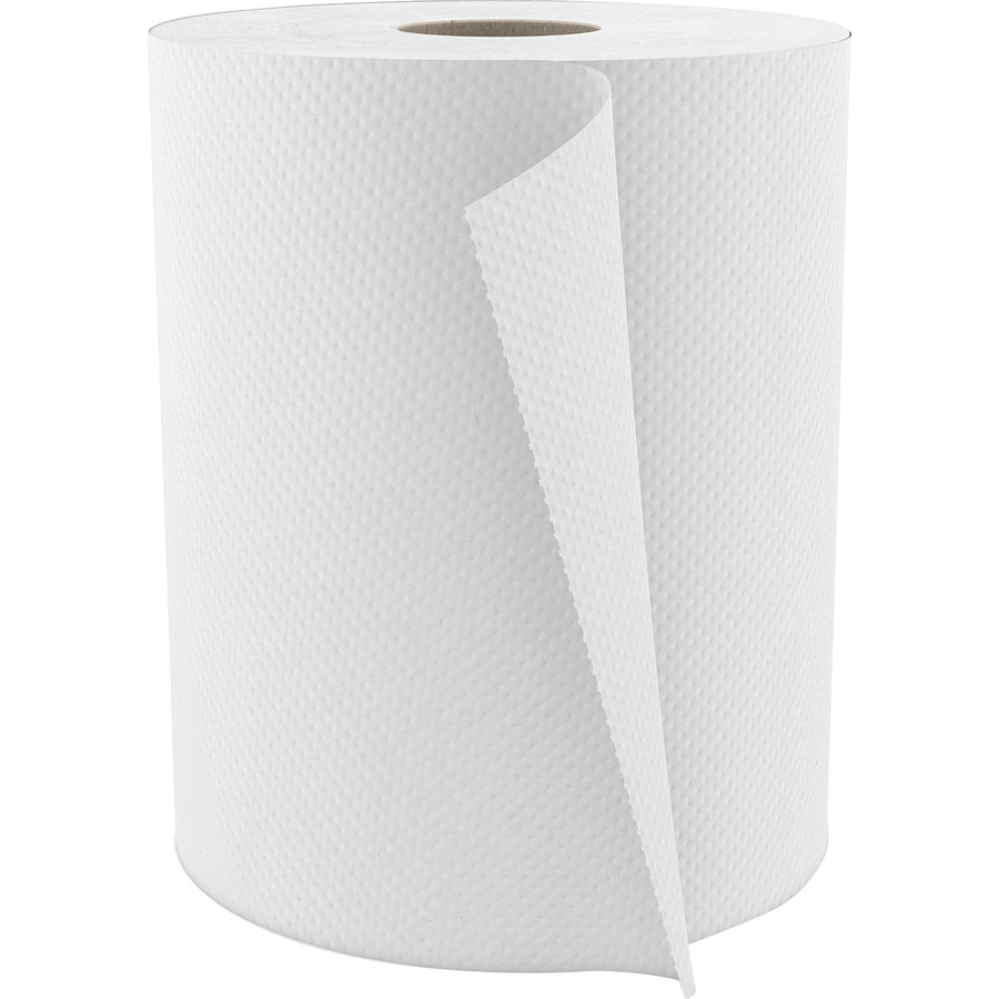 Tork Advanced Hardwound Roll Towel, One-Ply, 7.88 x 600 ft, White, 12 Rolls/Carton