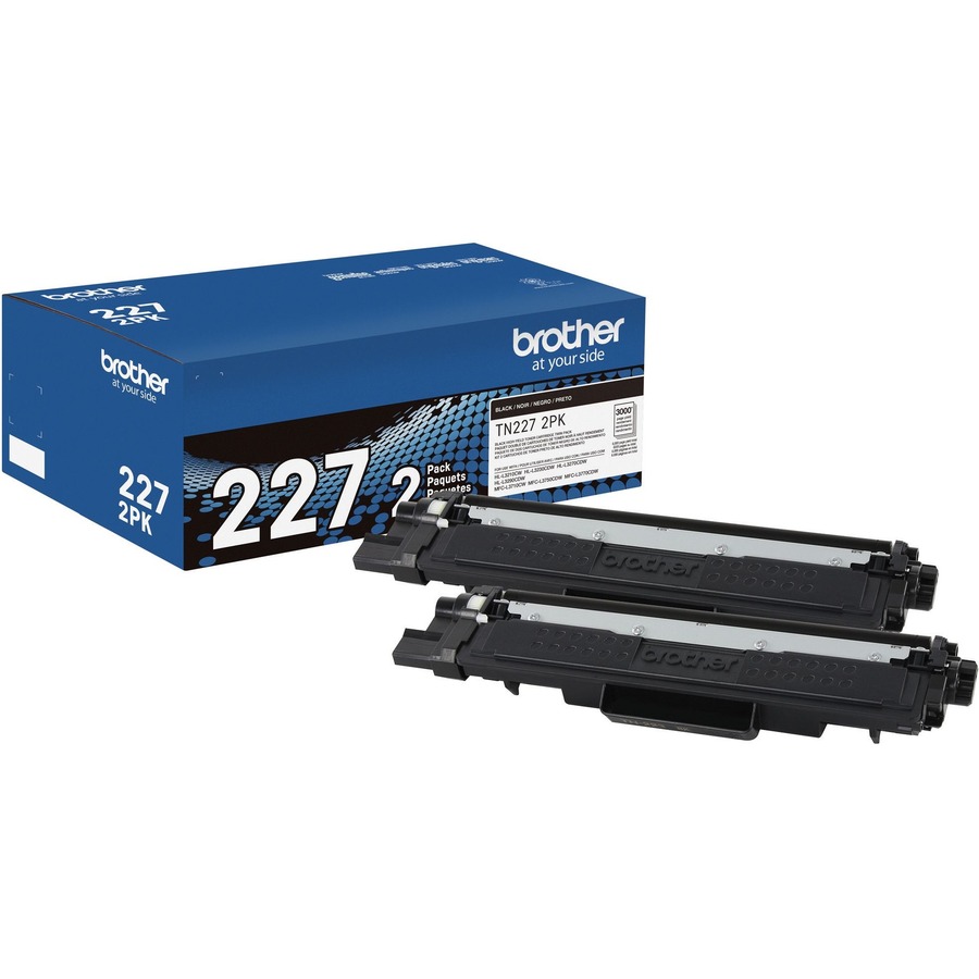 3-Pack Black Toner Cartridge for Brother Printers | 3*2500 Pages Yield