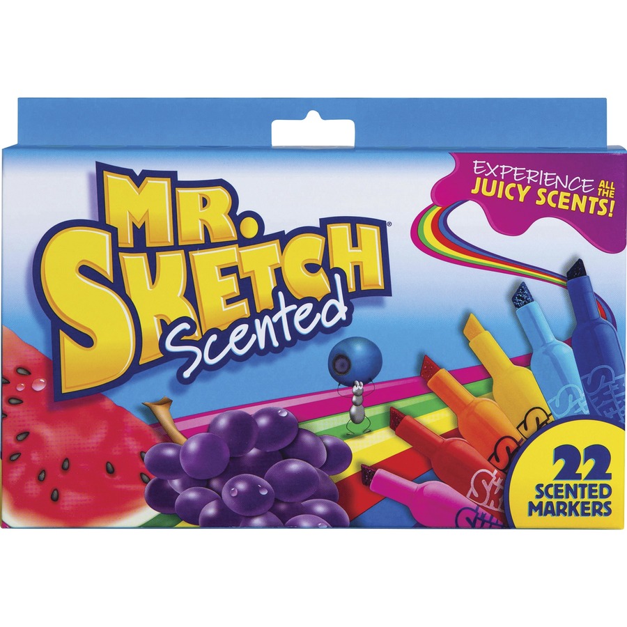 Mr. Sketch Washable Marker Set - Assorted Colors, Set of 6