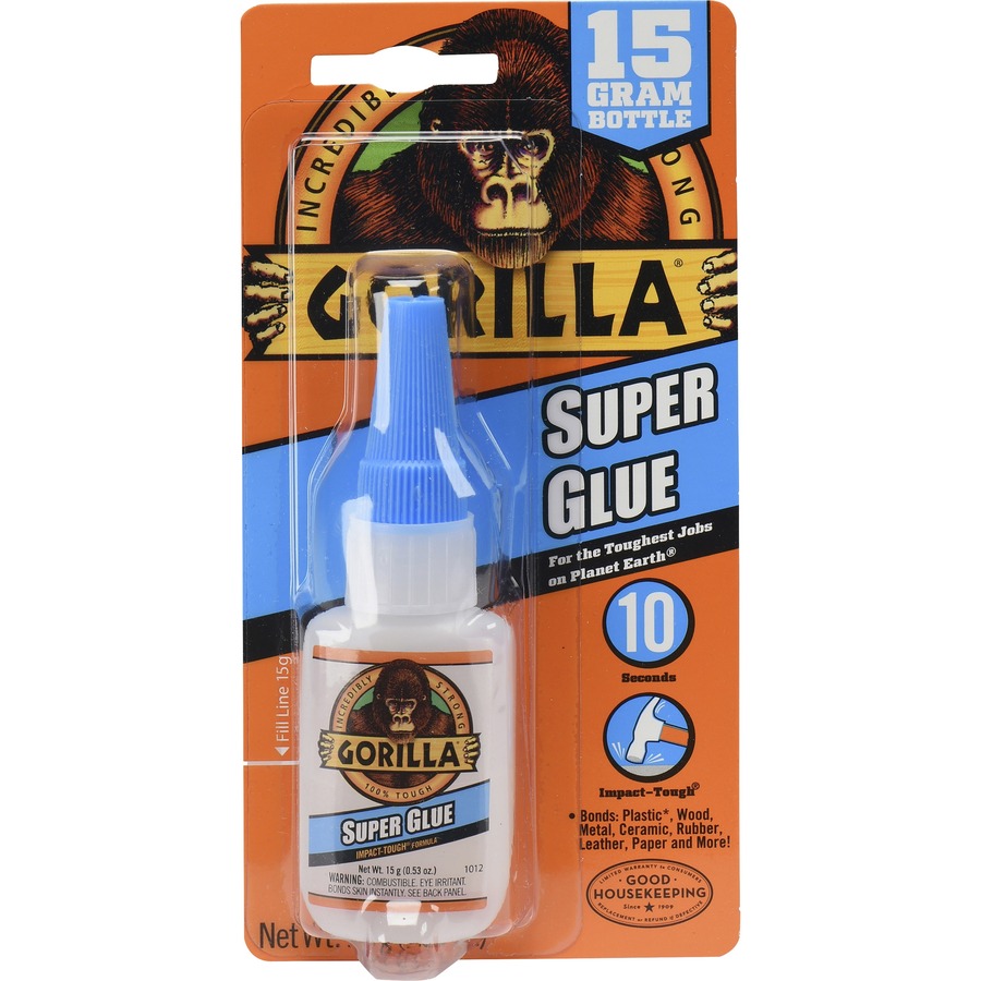 Gorilla Super Glue - 0.53 oz - 1 Each - ClearGOR7805001, GOR 7805001 -  Office Supply Hut