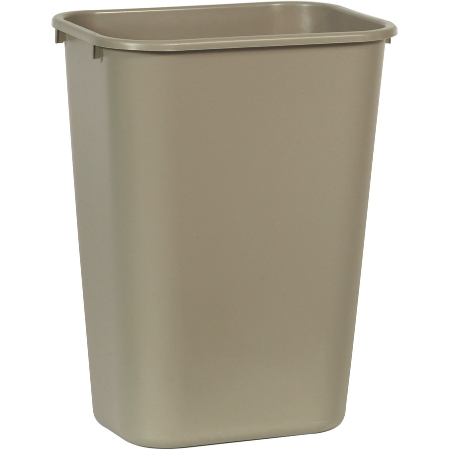 Rubbermaid Commercial Products 21-Gallons Beige Plastic Commercial