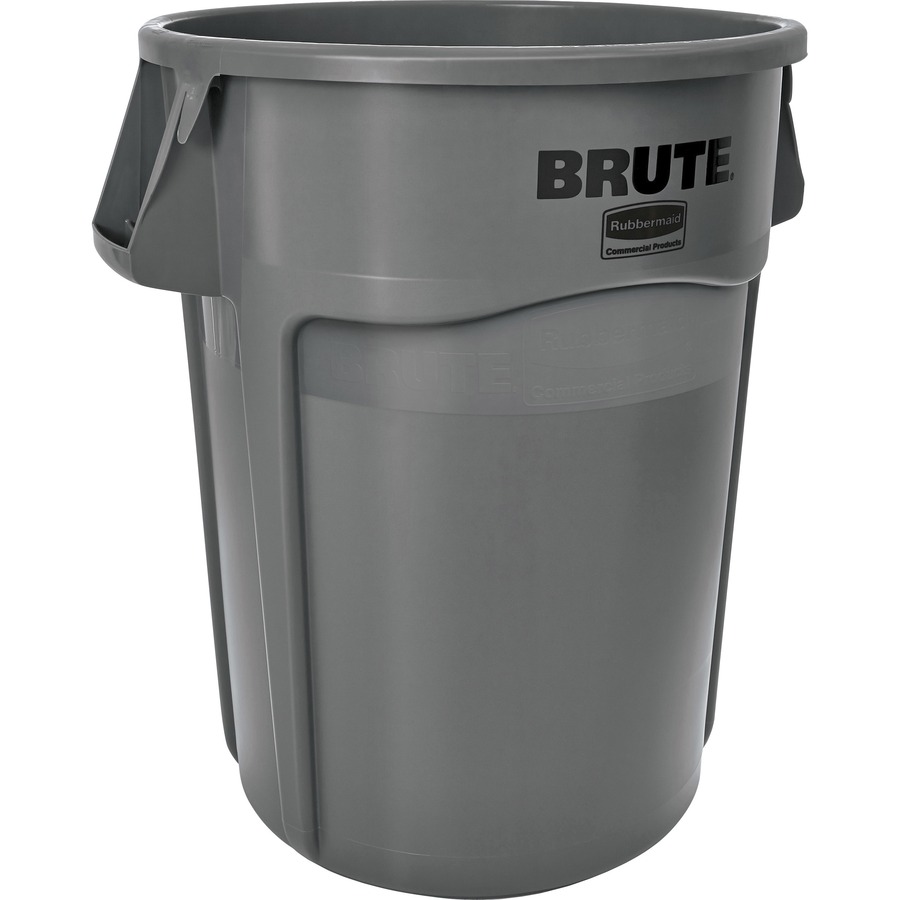 Brute Recycling Container, 44 Gallon, Round, Blue