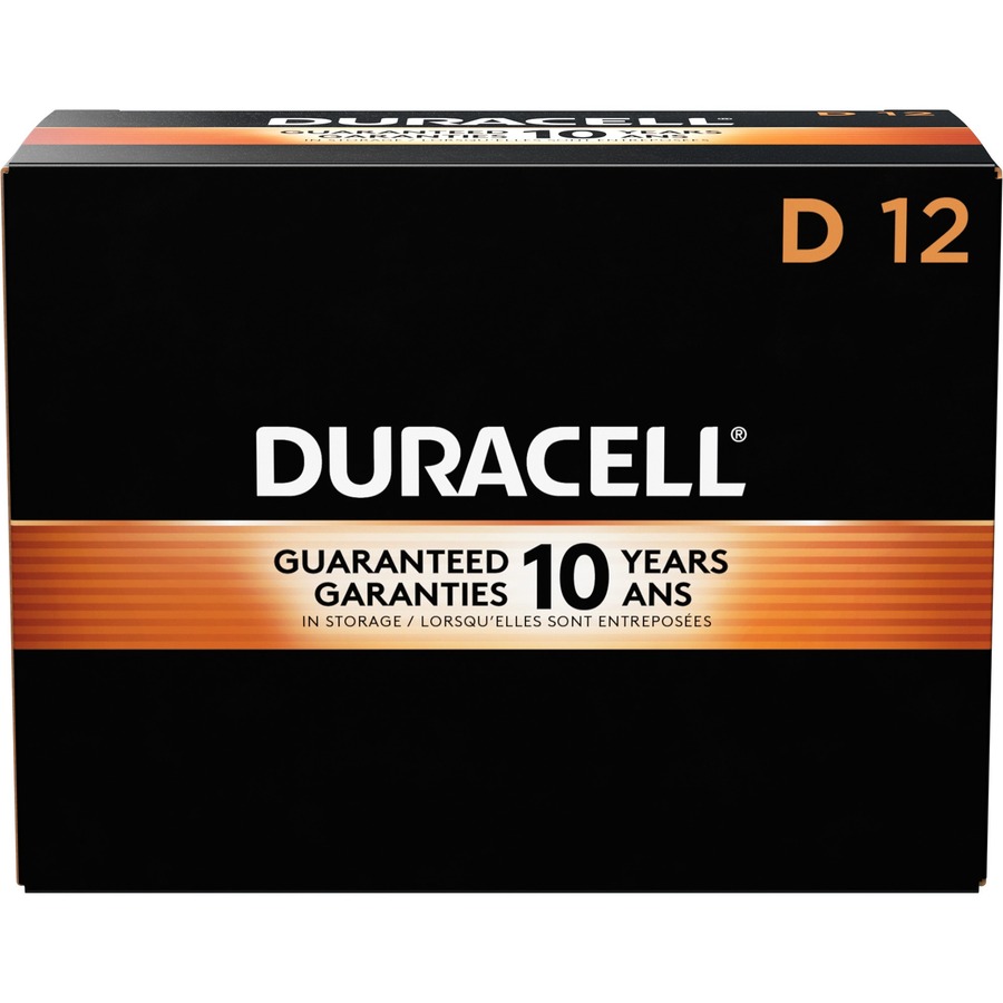 Duracell Coppertop Alkaline D Battery Boxes of 12 - For DUR01301CT