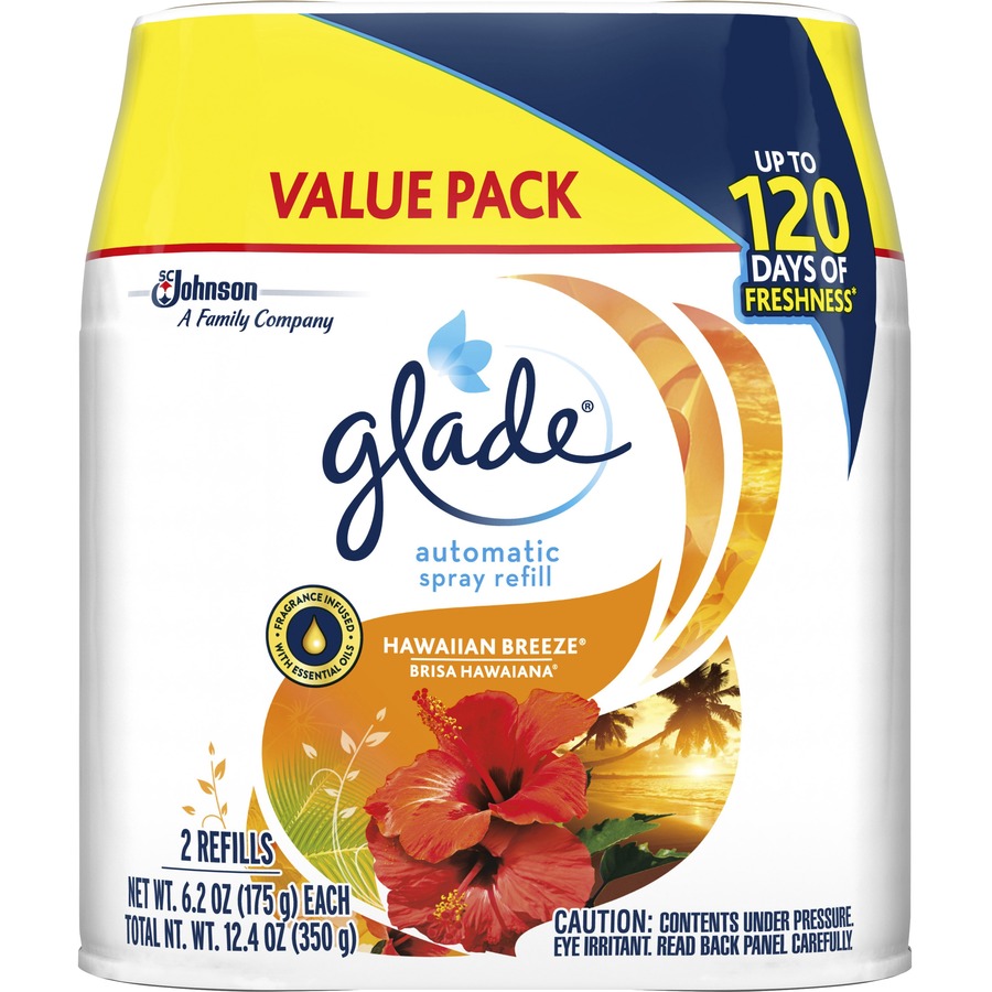 Glade Solid Air Freshener Hawaiian Breeze 6 oz Pack 2.