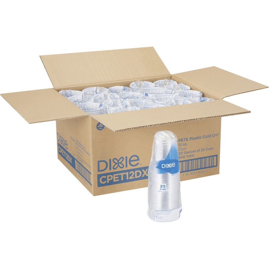 Dixie Clear Plastic Cold Cups