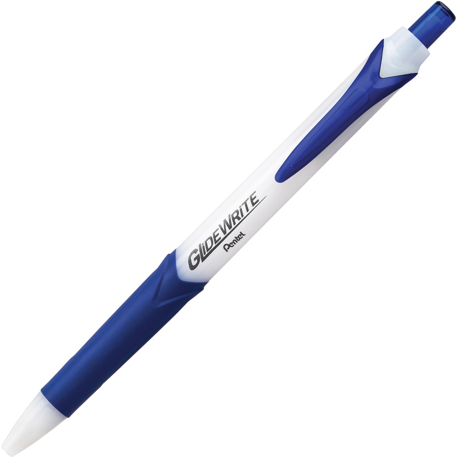 BIC Soft Feel Retractable Ball Pen, Medium Point (1.0 mm), Blue, 12-Count