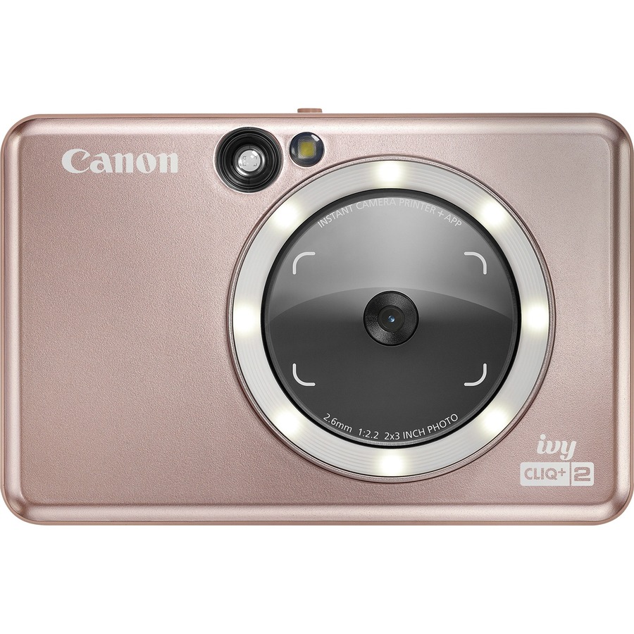 Canon IVY CLIQ+2 8 Megapixel Instant Digital Camera - Rose Gold - Zerbee
