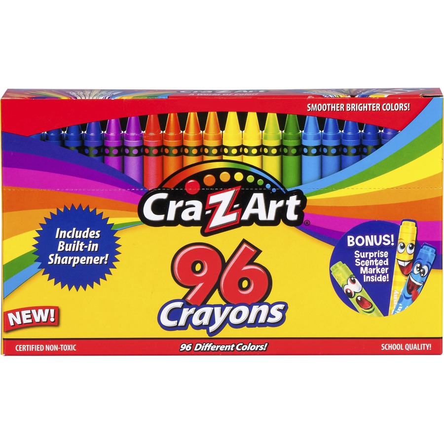 Automotive Service Products 8796 Box of Crayons - 4 Colors - Red