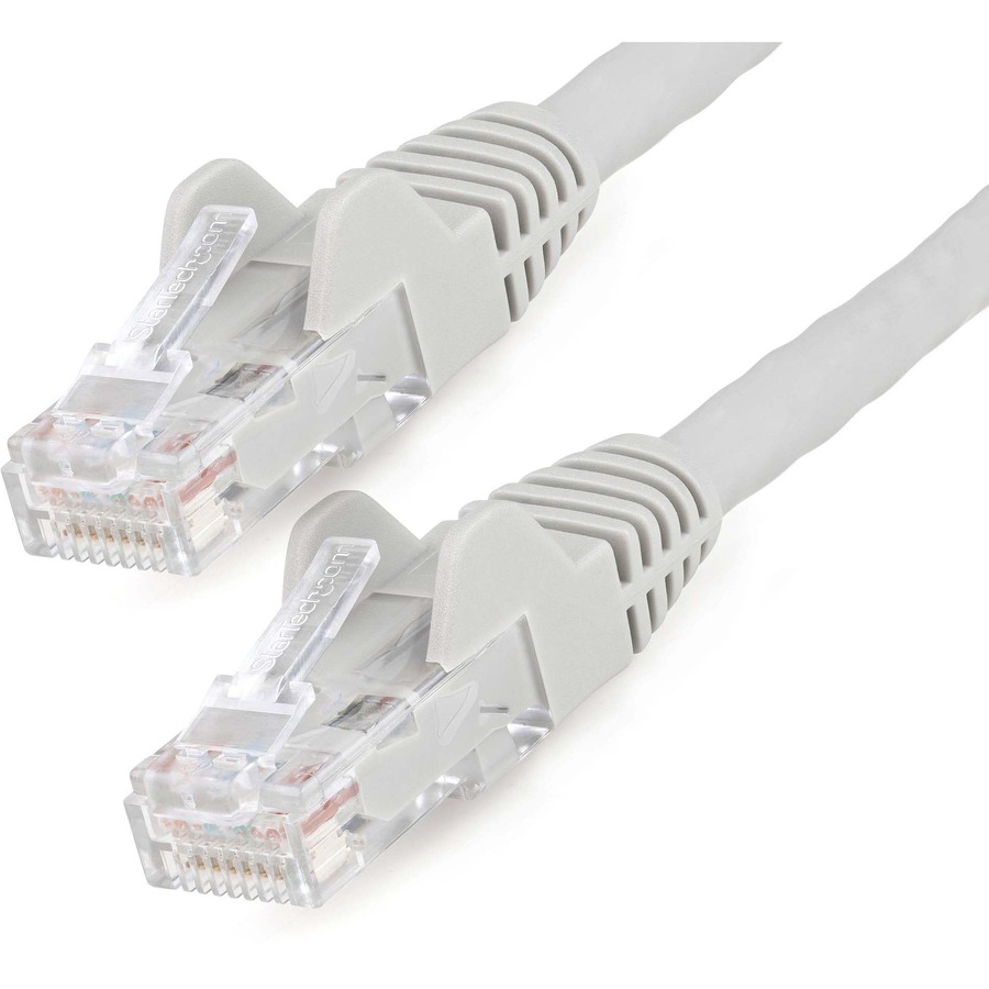 StarTech.com 3m(10ft) CAT6 Ethernet Cable, LSZH (Low Smoke Zero Halogen) 10  GbE Snagless 100W PoE UTP RJ45 Gray Network Patch Cord, ETL - 10ft/3m Gray  LSZH CAT6 Ethernet Cable - 10GbE Multi