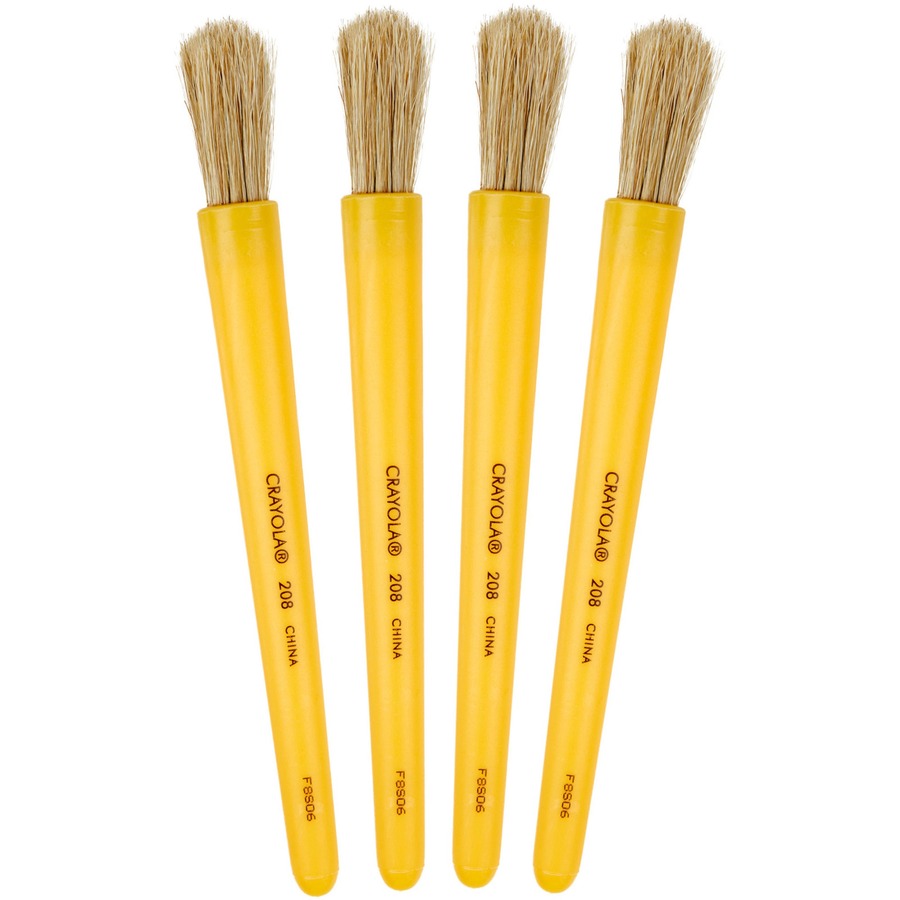 Crayola Arts & Craft Brushes, Assorted, 1 ea