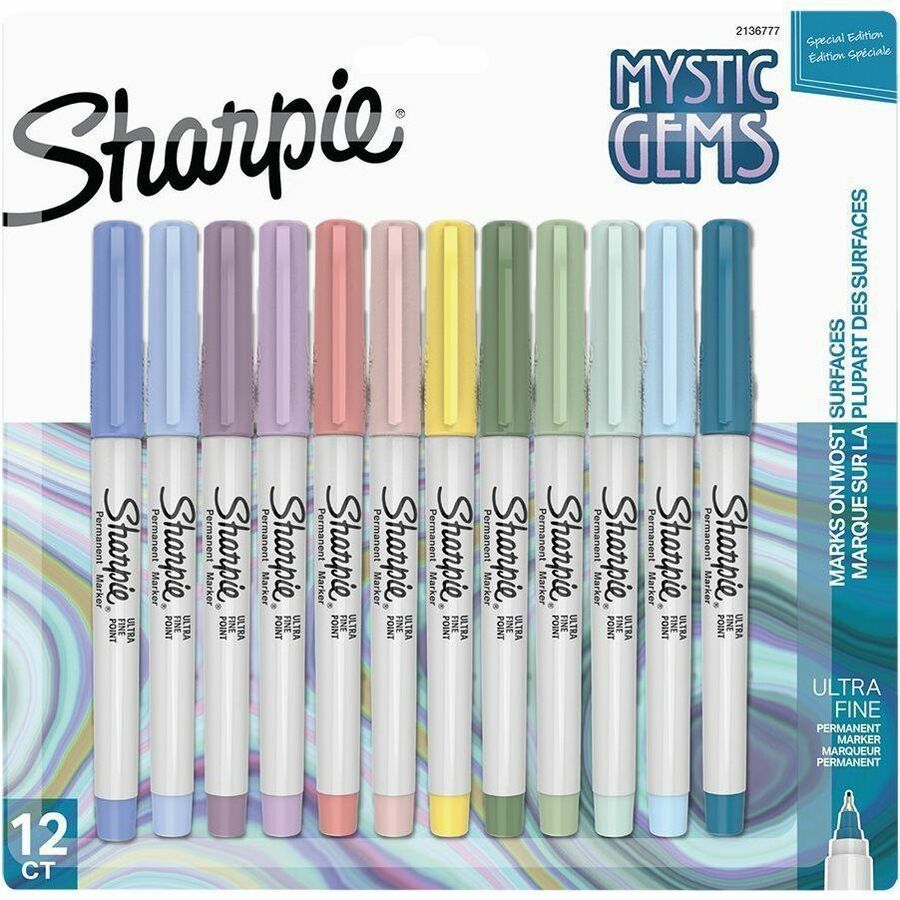 Sharpie Permanent Markers, 6 Pack Assorted Sizes, Ultra Fine Tip, Fine Tip  and Chisel Tip Permanent Markers (Red)