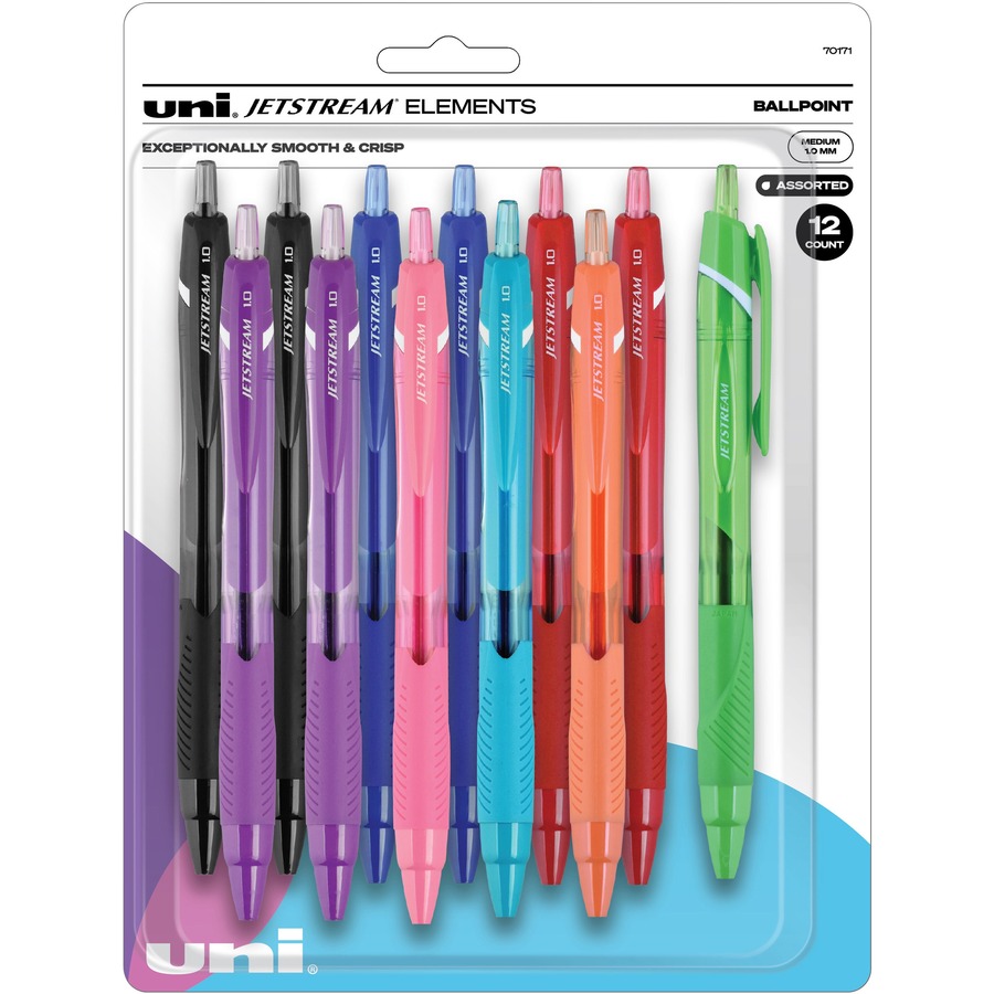 Paper Mate Flair Porous Point Stick Pen, Assorted Colors (Medium, 12 ct.)