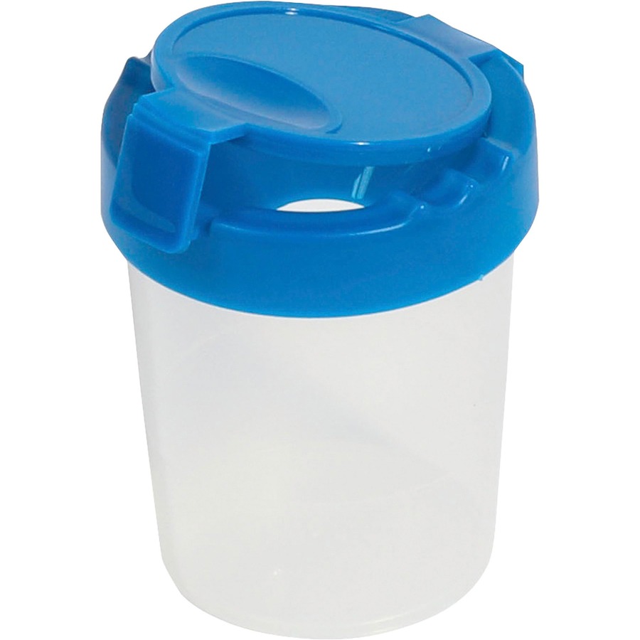 Deflecto Antimicrobial Kids No Spill Paint Cup Blue - The Office Point