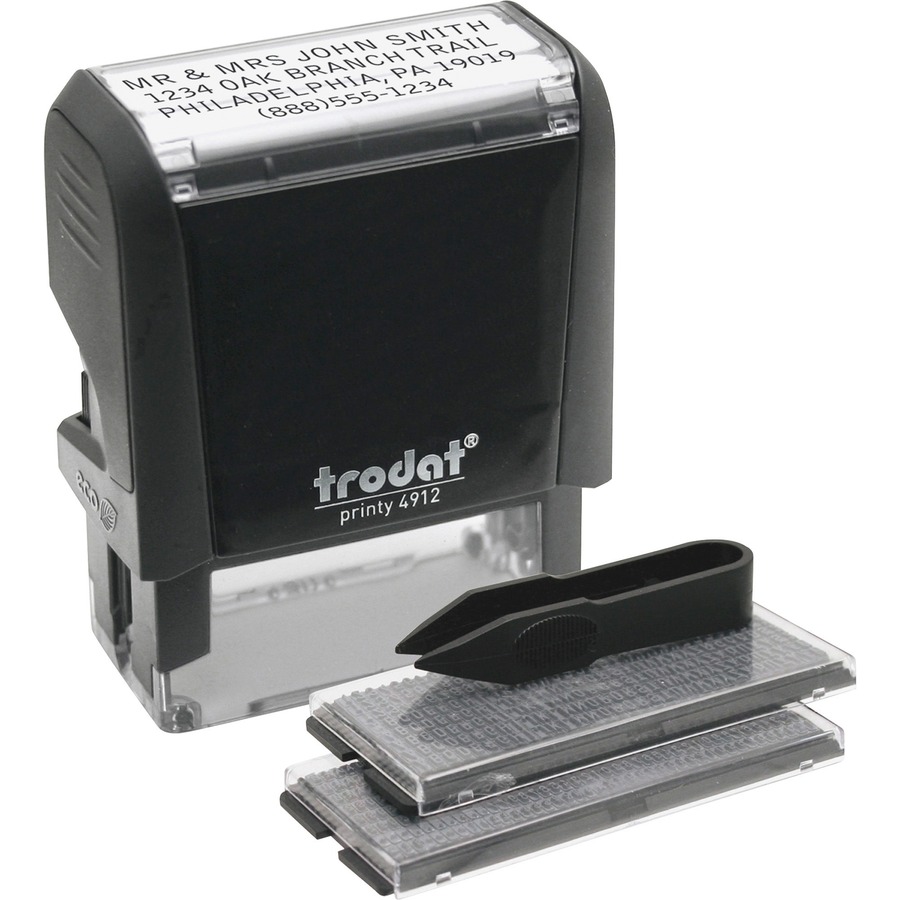 Smith Personalized Custom Return Address Rubber Stamp or Self Inking S