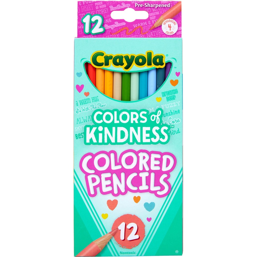 Crayola Colors of Kindness Pencils - Assorted Lead - 12 CYO682114, CYO  682114 - Office Supply Hut