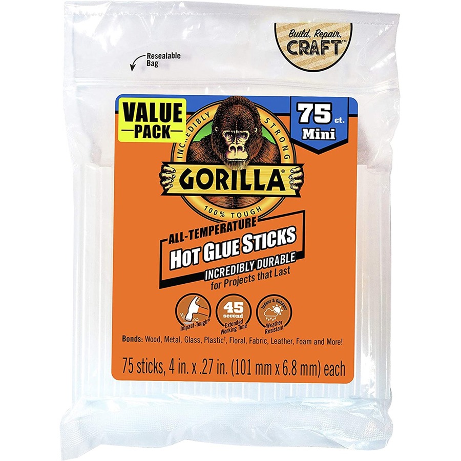 Gorilla Glue Mini Hot Glue Sticks - Zerbee