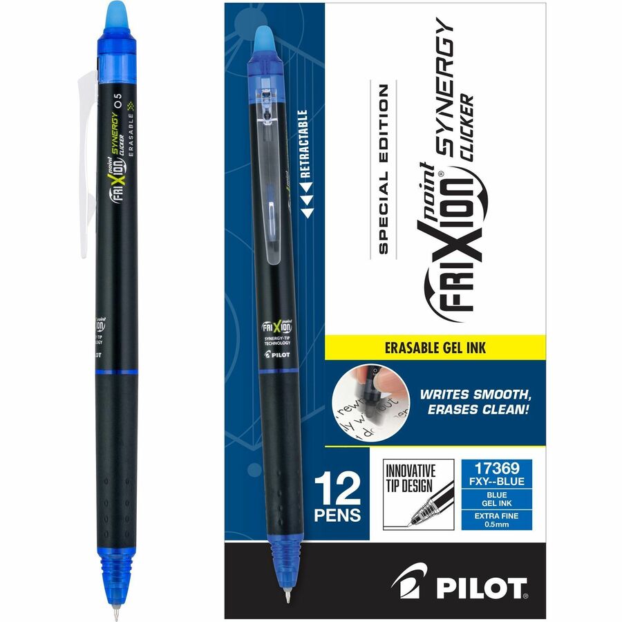 Pilot Synergy Clicker Erasable Gel Ink Pens