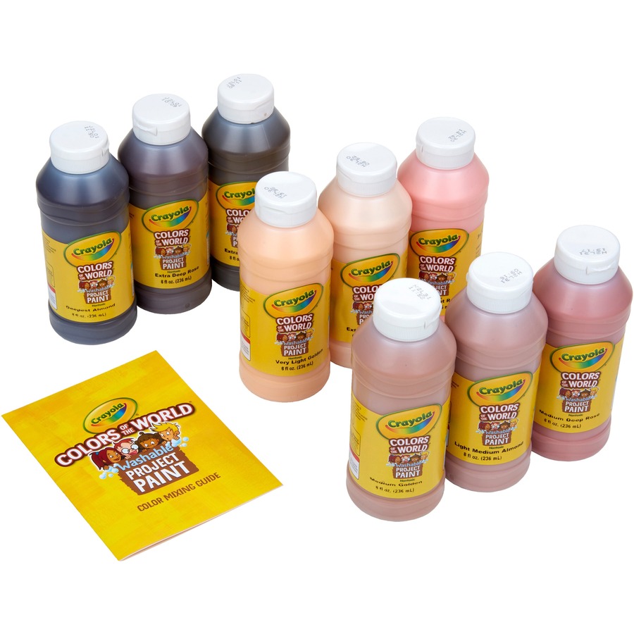 Crayola Colors of the World Washable Kids Paint - 8 fl CYO542314