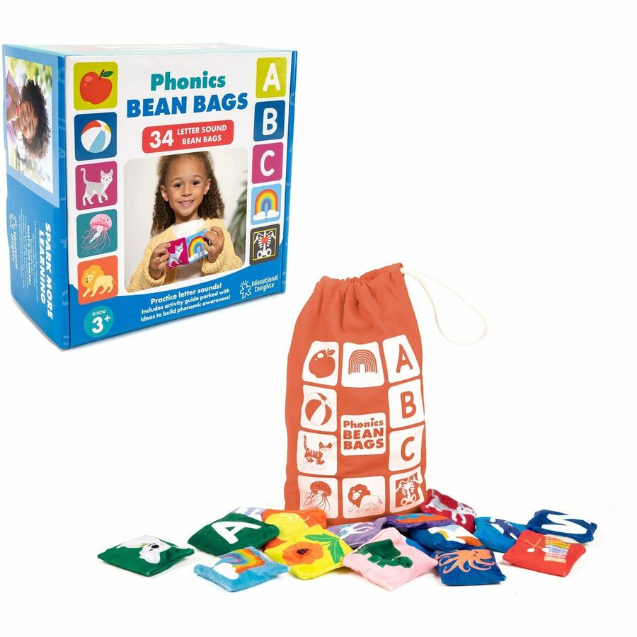 Learning Resources Phonics Bean Bag Set - Theme/Subject: Learning - Skill  Learning: Letter Sound, Phonic - 3 Year & Up - Multicolor - Office Mall