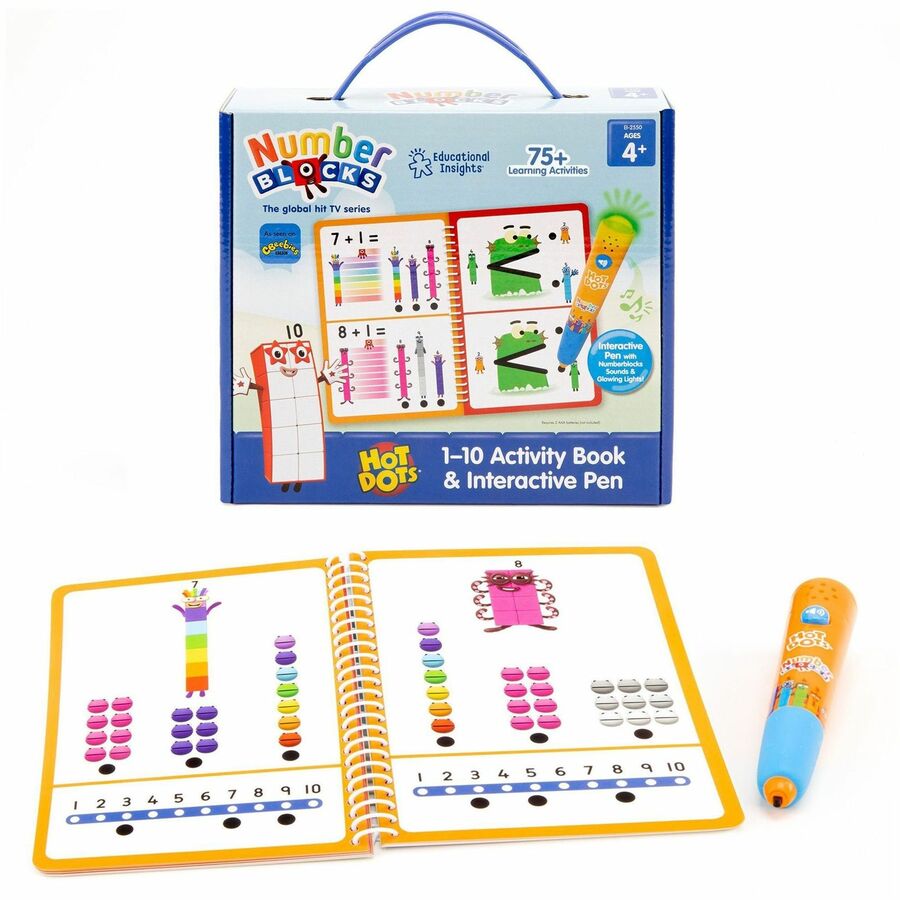 Hot Dots Numberblocks Activity Book Interactive Printed