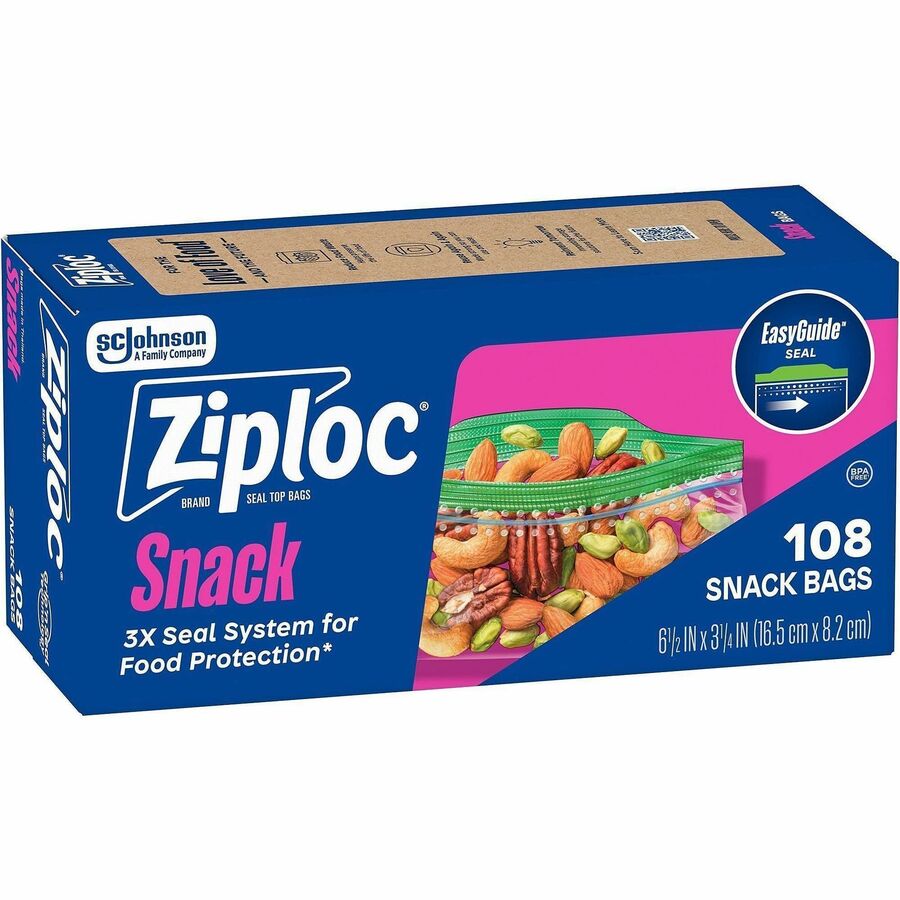 サリー ナギニ バックビーク SC Johnson Snack Size Storage Bags 383215CT | Bulk Office Supply