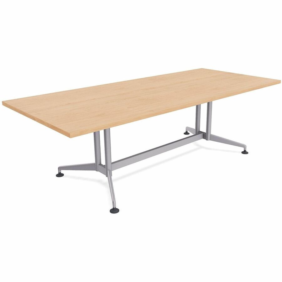 Maple Table Rectangular Column Special-T ZIA Series Conference Tables Collection - Rectangle Top ...