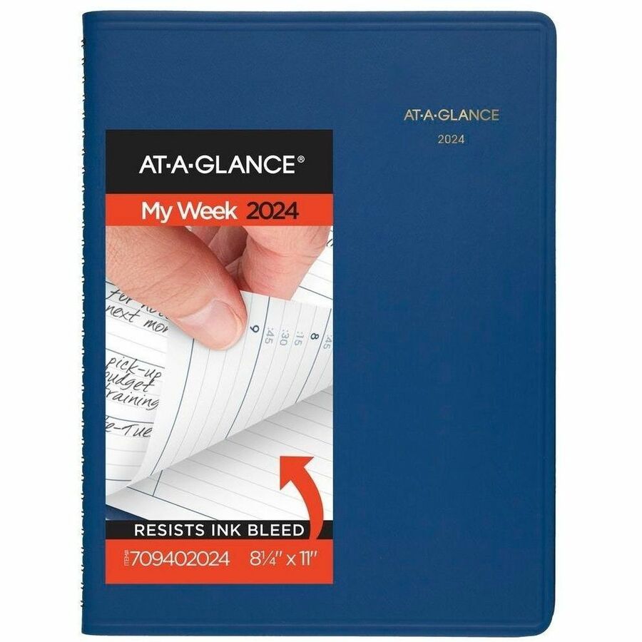 AT-A-GLANCE 2019 Weekly Planner Appointment Book 8-1/4" x 11" .
