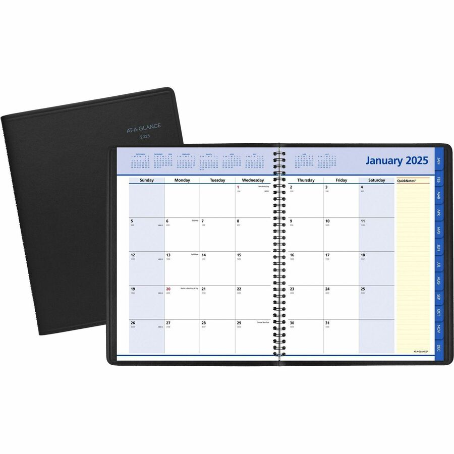 2023 2024 Year at a Glance Calendar With Lamination Add-on 
