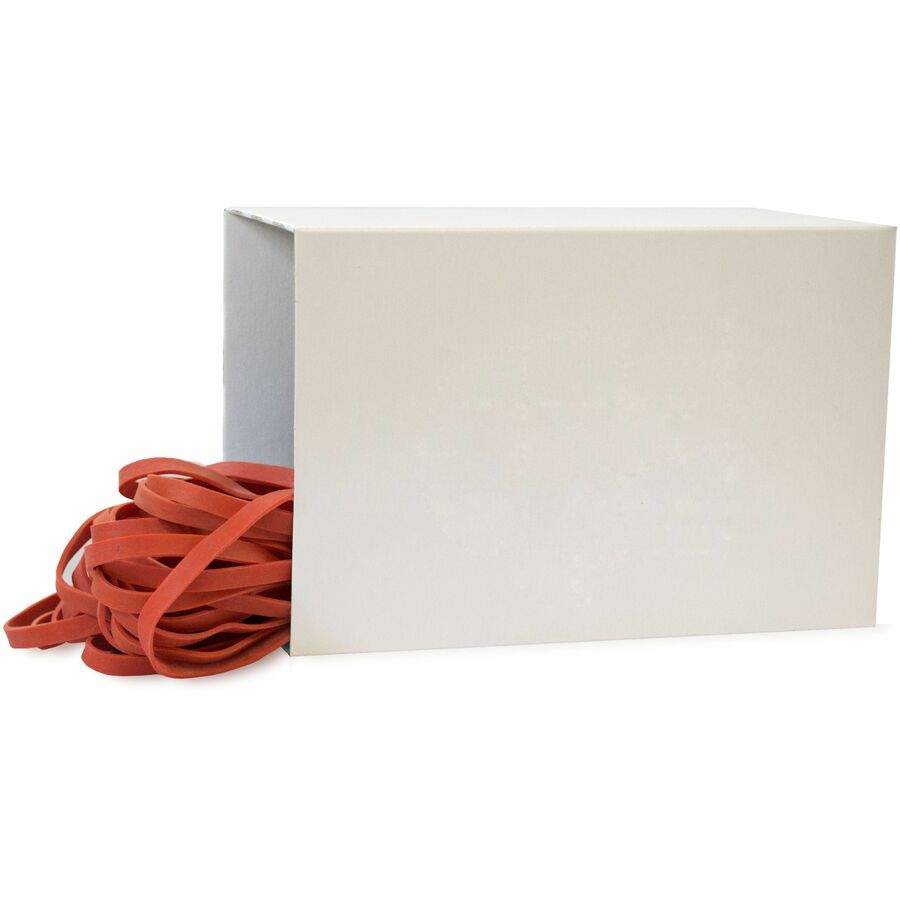 Alliance Rubber 07825 SuperSize Bands - Large 12 Heavy Duty Latex Rubber  Bands - For Oversized Jobs - Red - Approx. 50 Bands in Box - Reliable Paper