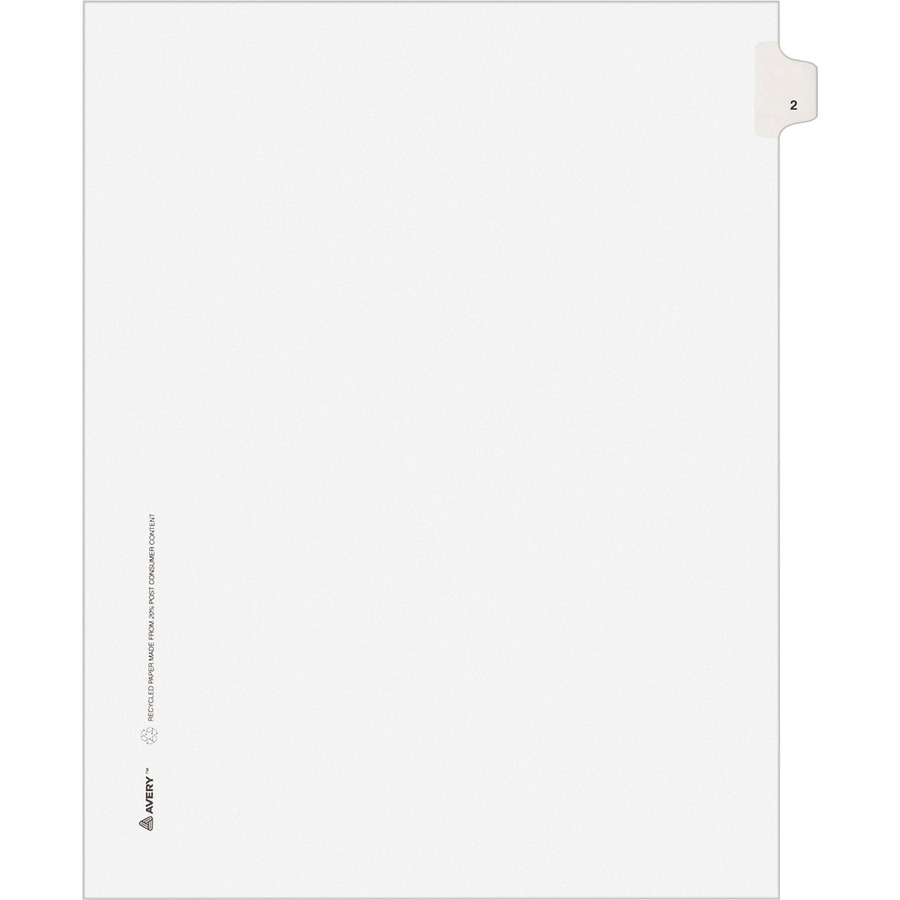 Avery Premium Collated Dividers A-Z Avery Premium Legal Dividers