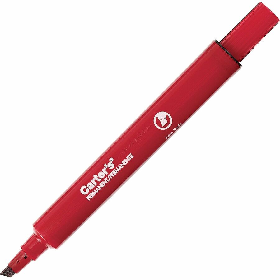 Sharpie Chisel Tip Permanent Marker - Chisel Marker Point Style - Red  Alcohol Based Ink - 1 Each