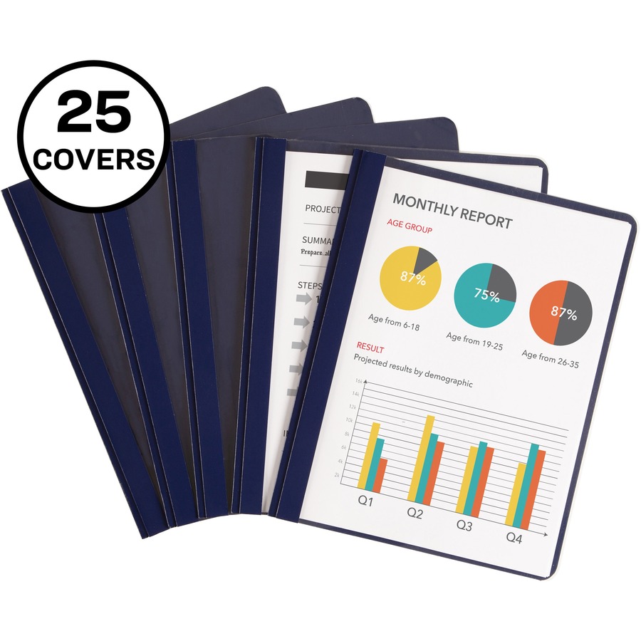 Avery Coated Paper Clear Front Report Cover Letter 8.50" X 11" 20 Sheet 