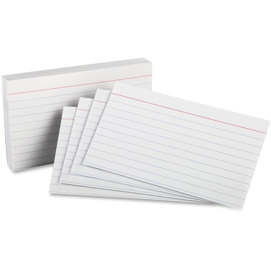 Blank Index Flash Card Dispenser Box - 3 x 9- 12, Assorted