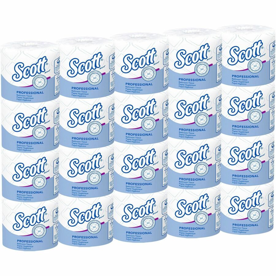 Scott 1000 Trusted Clean Toilet Paper, 32 Rolls, Septic-Safe, 1-Ply Toilet  Tissue, 8 Count (Pack of 4)