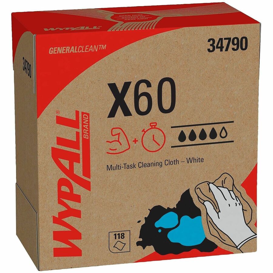 Wholesale Kimberly-Clark Wypall X60 Wipers KCC34790 in Bulk
