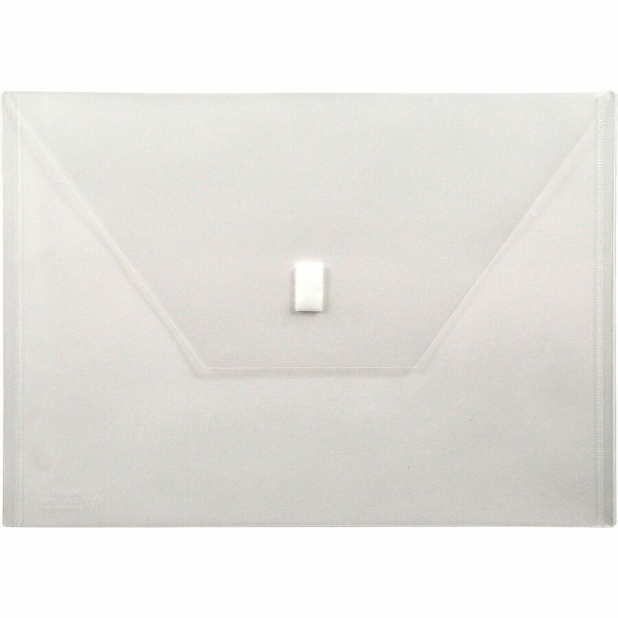 Oxford Utili-Jac Heavy-Duty Clear Plastic Envelopes, 4 x 9, 50/Box