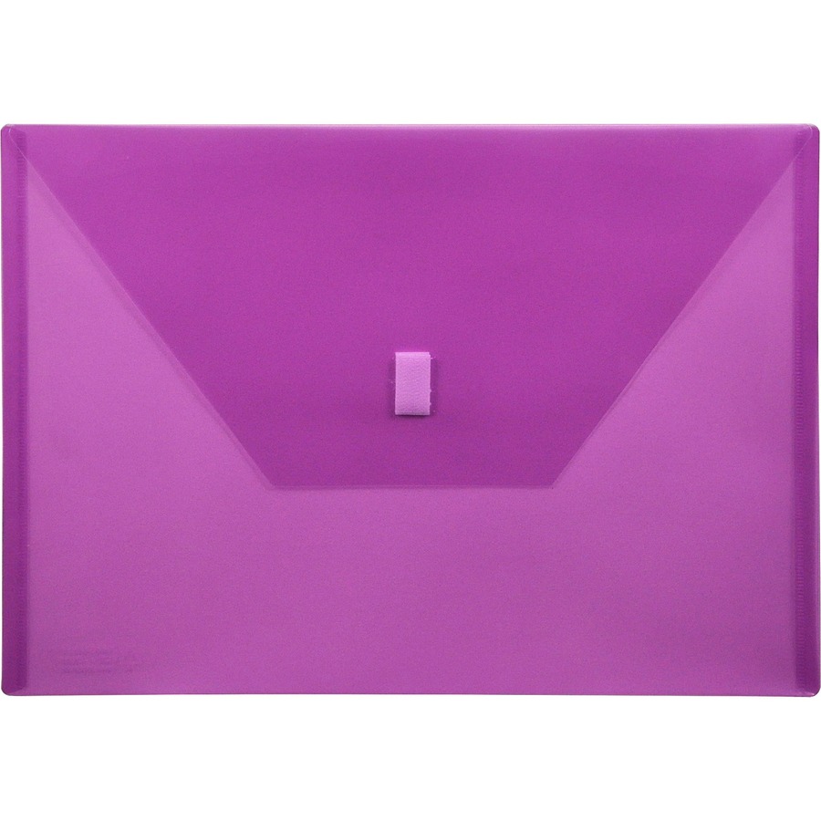 Oxford Utili-Jac Heavy-Duty Clear Plastic Envelopes 8 1/2 x 11 Letter 50/Box