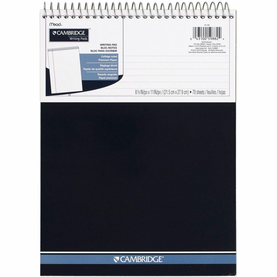 Blackwing Spiral Notebook - Ruled, 8-1/4 x 11-3/4