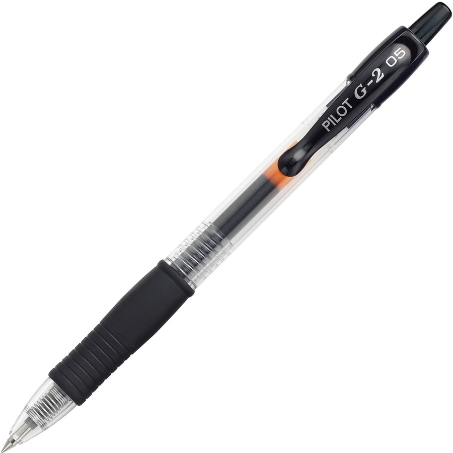 Pilot G2 Extra Fine Retractable Rollerball Pens, Black - 12 count