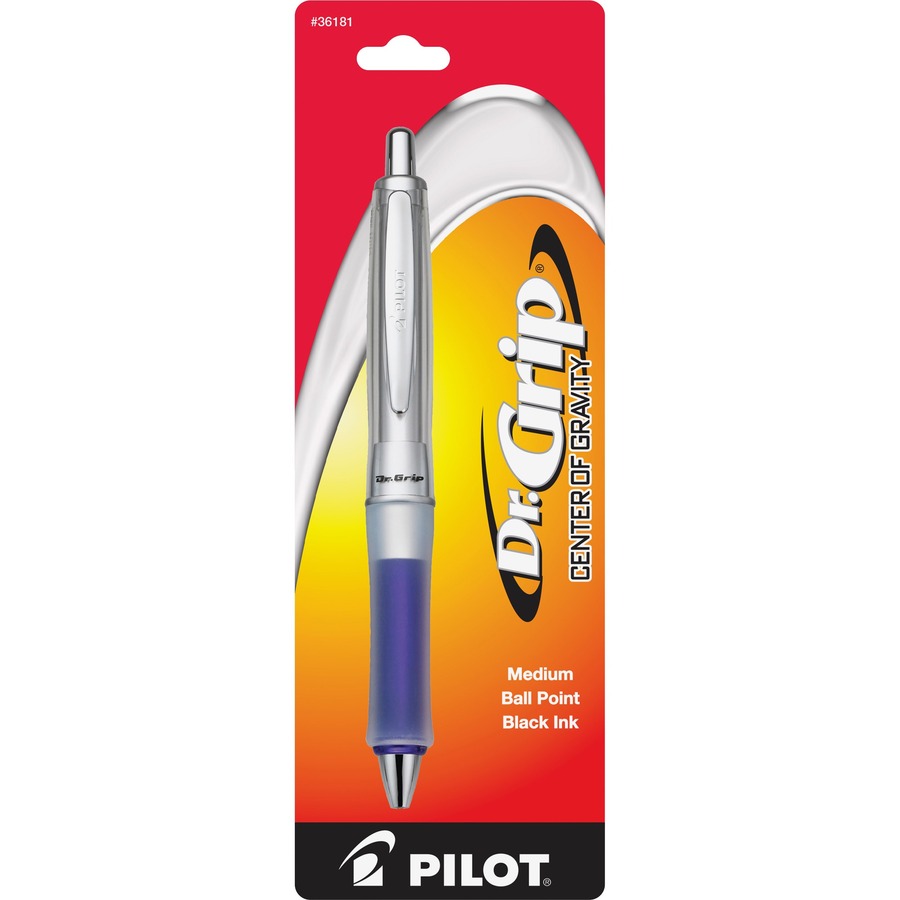 Pilot Dr. Grip Retractable Fine Point Pen Refills, Black 