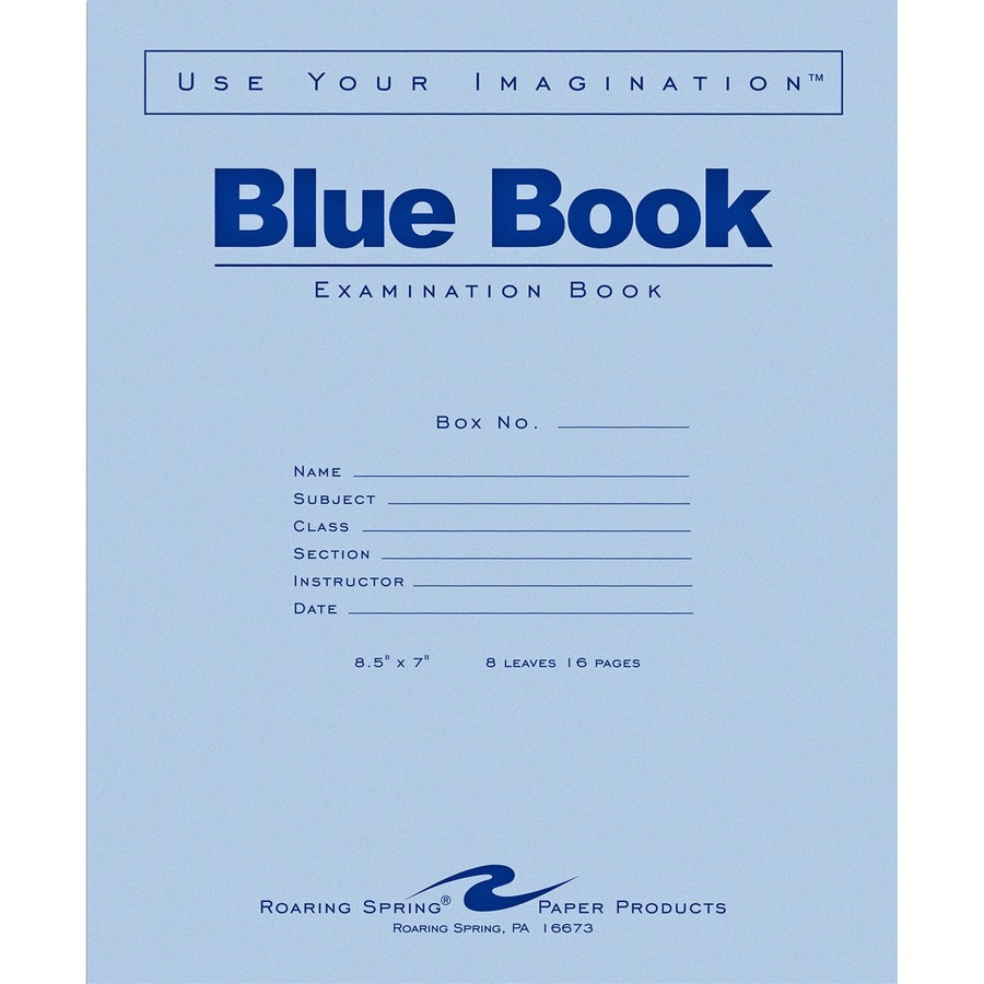 assignment blue book