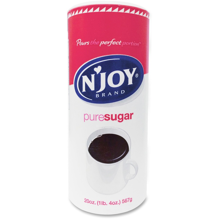 Njoy Cane Sugar Canister 20 oz (567 g) Natural Sweetener 1Each