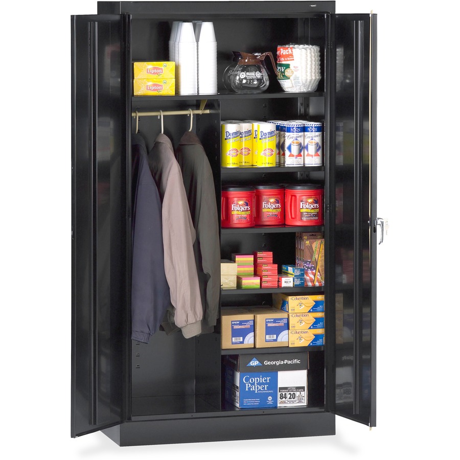 Tnn7214bk Tennsco Combination Wardrobe Storage Cabinet Zuma