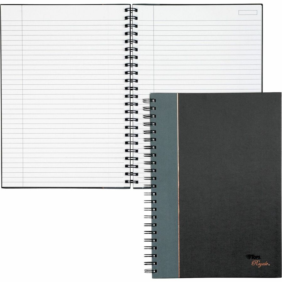Notebook: Unlined Notebook Journal, Black and White Marble Unruled