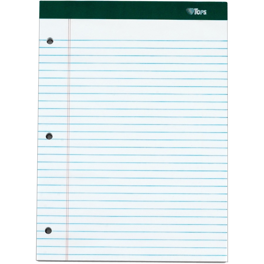 Legal Pads - Notepad Binding, 15 sheets. Letter 8-1/2x 11