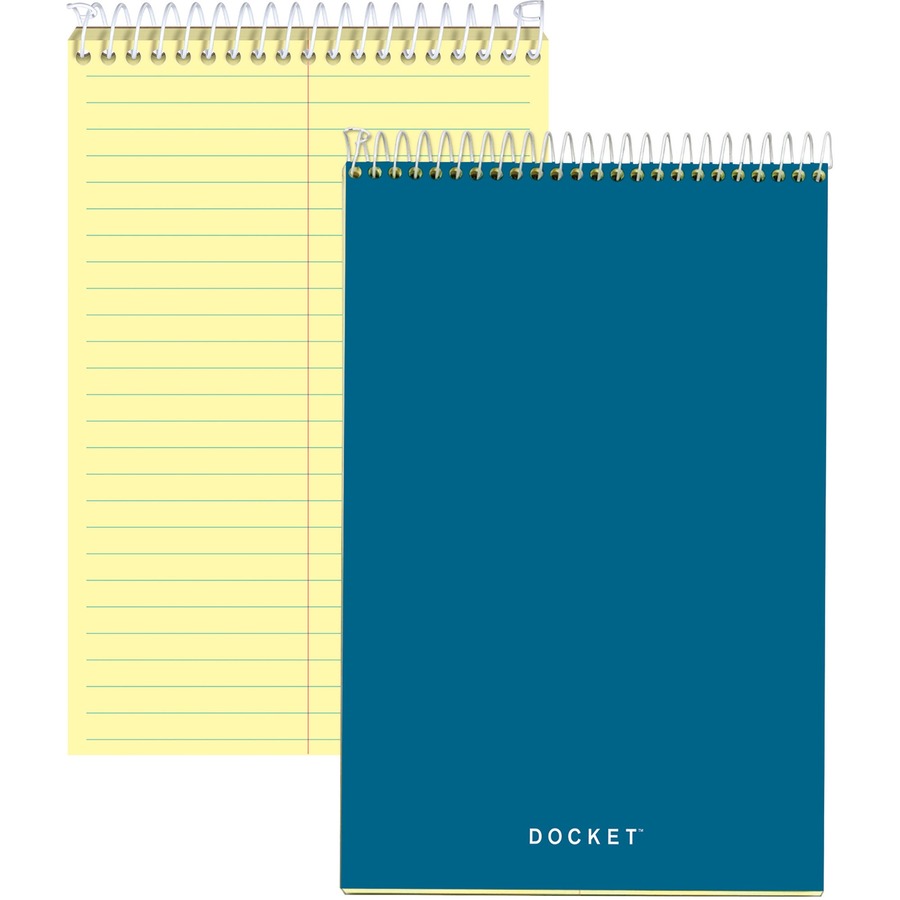 TOPS Docket Gregg Ruled Steno Book, 100 Sheets, Canary Paper